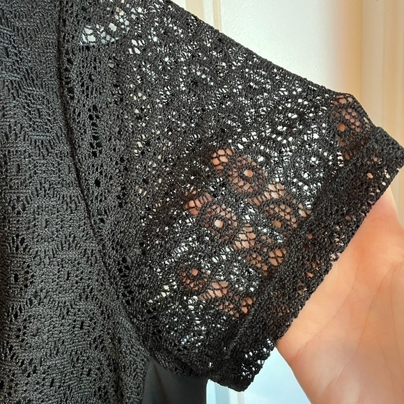 PENNINGTONS X Black Lace Hi-Low Hemline dress - Picture 7 of 10